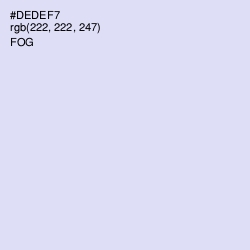 #DEDEF7 - Fog Color Image