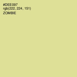 #DEE097 - Zombie Color Image