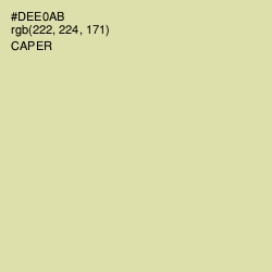 #DEE0AB - Caper Color Image