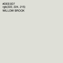 #DEE0D7 - Willow Brook Color Image