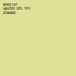 #DEE197 - Zombie Color Image