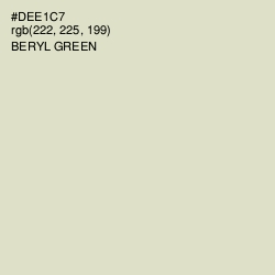 #DEE1C7 - Beryl Green Color Image