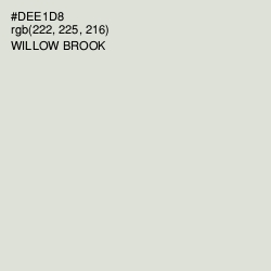 #DEE1D8 - Willow Brook Color Image