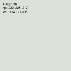 #DEE1D9 - Willow Brook Color Image