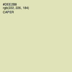 #DEE2B8 - Caper Color Image