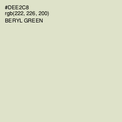 #DEE2C8 - Beryl Green Color Image