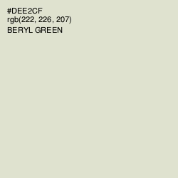 #DEE2CF - Beryl Green Color Image