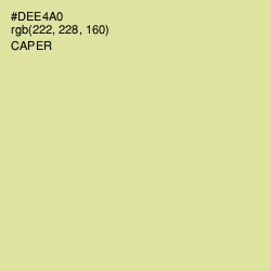 #DEE4A0 - Caper Color Image