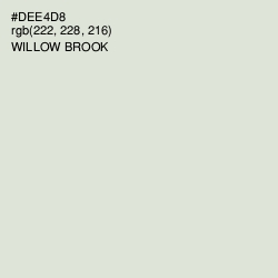 #DEE4D8 - Willow Brook Color Image