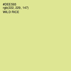 #DEE593 - Wild Rice Color Image