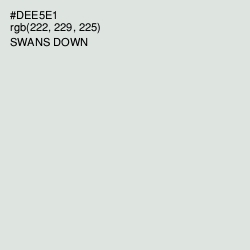 #DEE5E1 - Swans Down Color Image