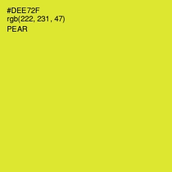 #DEE72F - Pear Color Image