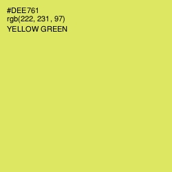 #DEE761 - Yellow Green Color Image