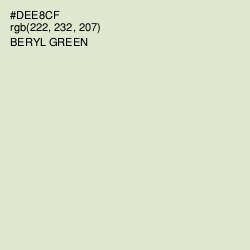 #DEE8CF - Beryl Green Color Image