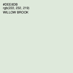#DEE8DB - Willow Brook Color Image