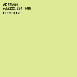 #DEEA94 - Primrose Color Image