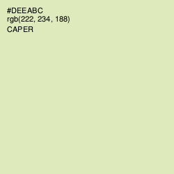 #DEEABC - Caper Color Image