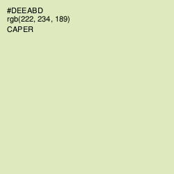 #DEEABD - Caper Color Image