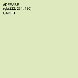 #DEEABE - Caper Color Image