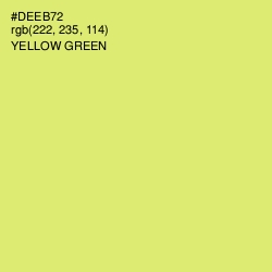 #DEEB72 - Yellow Green Color Image