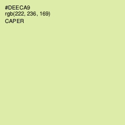 #DEECA9 - Caper Color Image