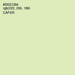 #DEECBA - Caper Color Image
