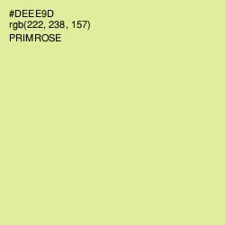 #DEEE9D - Primrose Color Image