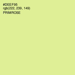 #DEEF95 - Primrose Color Image