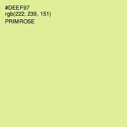 #DEEF97 - Primrose Color Image