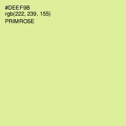 #DEEF9B - Primrose Color Image