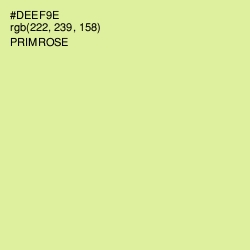 #DEEF9E - Primrose Color Image