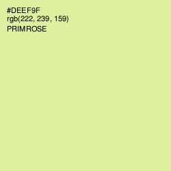 #DEEF9F - Primrose Color Image