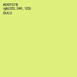 #DEF07B - Sulu Color Image