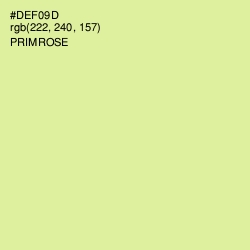 #DEF09D - Primrose Color Image