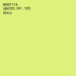 #DEF17A - Sulu Color Image