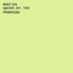 #DEF19A - Primrose Color Image