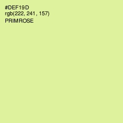 #DEF19D - Primrose Color Image