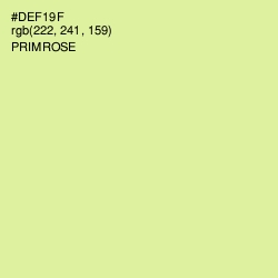 #DEF19F - Primrose Color Image