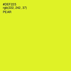 #DEF225 - Pear Color Image