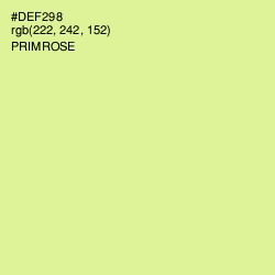 #DEF298 - Primrose Color Image