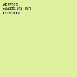 #DEF29D - Primrose Color Image