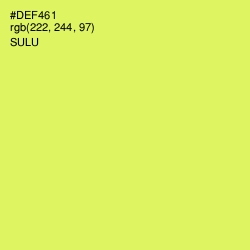 #DEF461 - Sulu Color Image