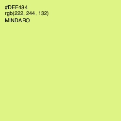 #DEF484 - Mindaro Color Image