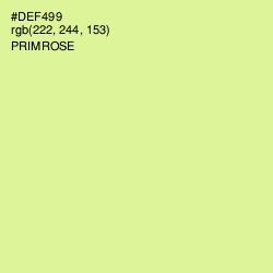 #DEF499 - Primrose Color Image