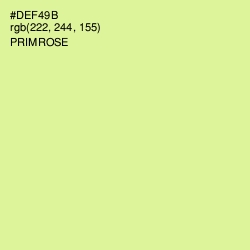 #DEF49B - Primrose Color Image