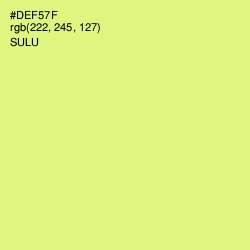 #DEF57F - Sulu Color Image