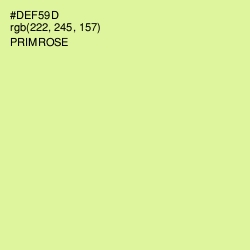 #DEF59D - Primrose Color Image