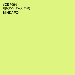 #DEF680 - Mindaro Color Image