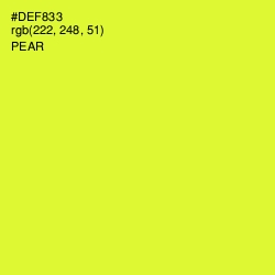 #DEF833 - Pear Color Image