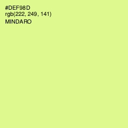 #DEF98D - Mindaro Color Image